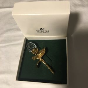 Swarovski  Crystal 'rose bud' brooch